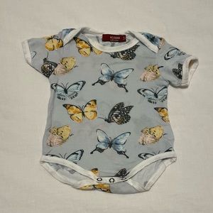 3-6 month MilkBarn butterfly onsie in great condition!
